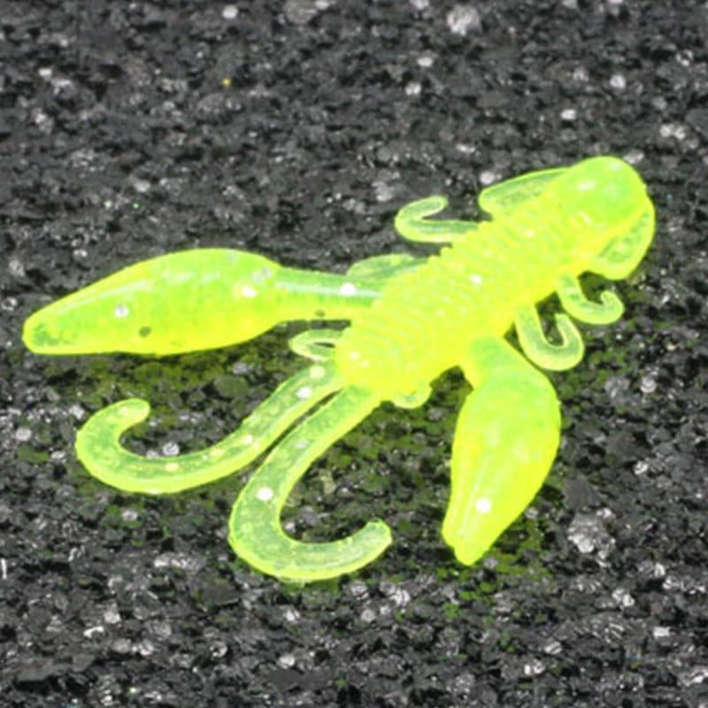 Dr.Fish 15pcs Soft Plastic Craws 1.97''
