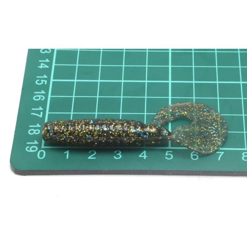 Dr.Fish 6pcs Soft Plastic Grubs 2.75''