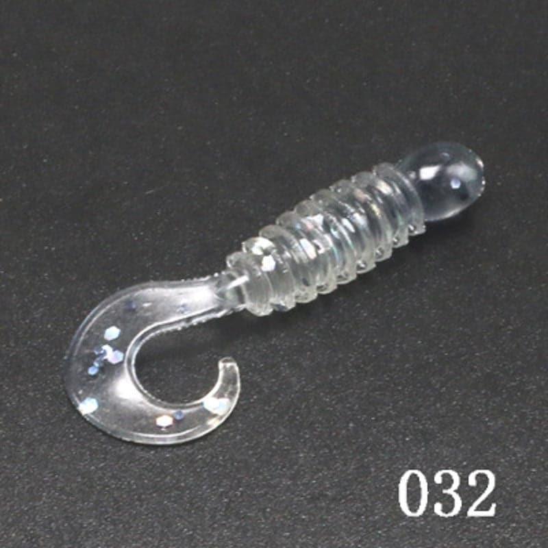 Dr.Fish 14pcs Soft Plastic Grubs 1.57''