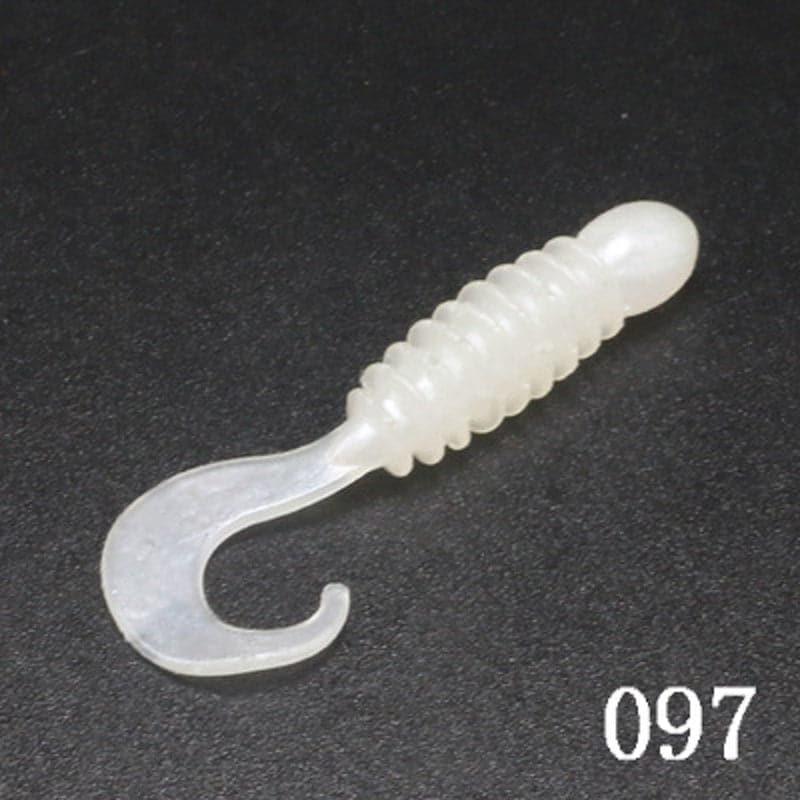 Dr.Fish 14pcs Soft Plastic Grubs 1.57''
