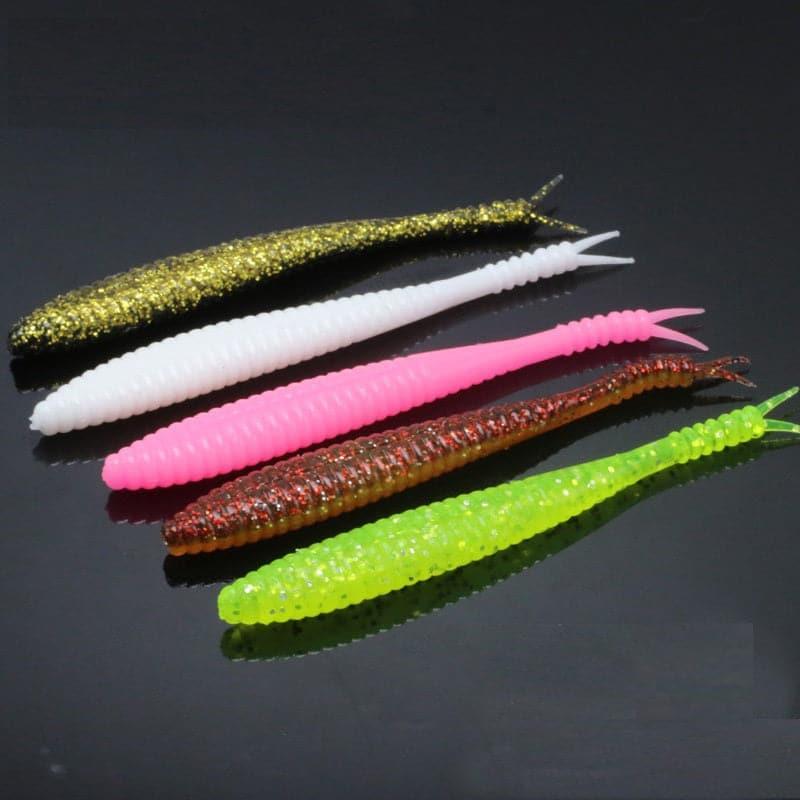 Dr.Fish 6/7pcs Split Tail Swimbaits 3.78'' - Dr.Fish Tackles