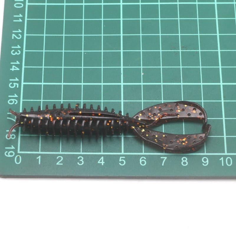 Dr.Fish 6/8pcs Twin Tail Worms 3.54'' - Dr.Fish Tackles