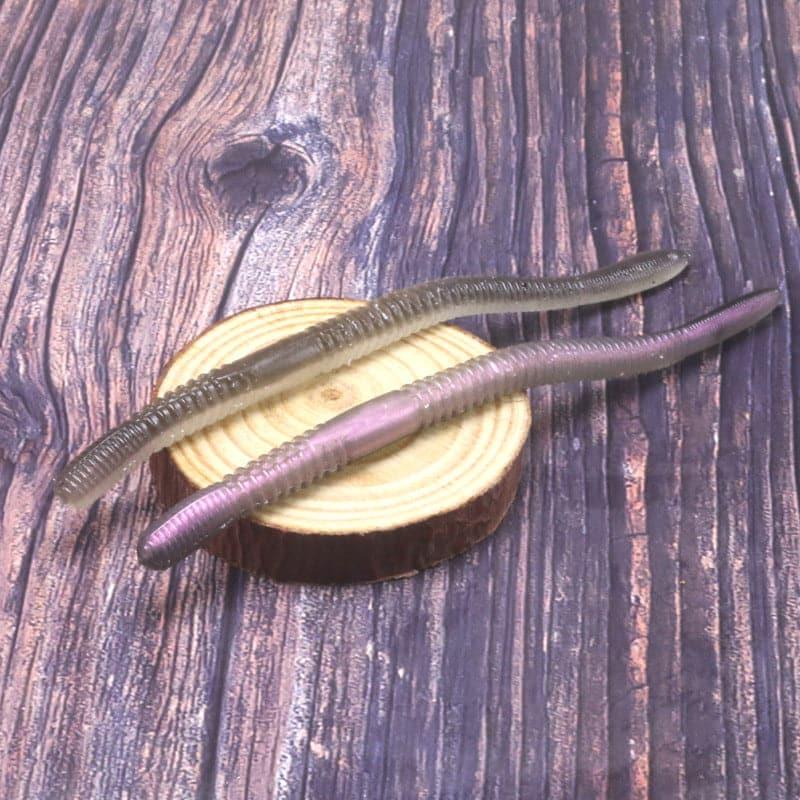 Dr.Fish 10pcs Soft Worms Sinking 4.53''