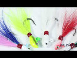 Dr.Fish 3pcs Bucktail Jigs 1/2oz-2oz