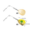 Dr.Fish 10pcs Spinnerbait Arms #3 Blade